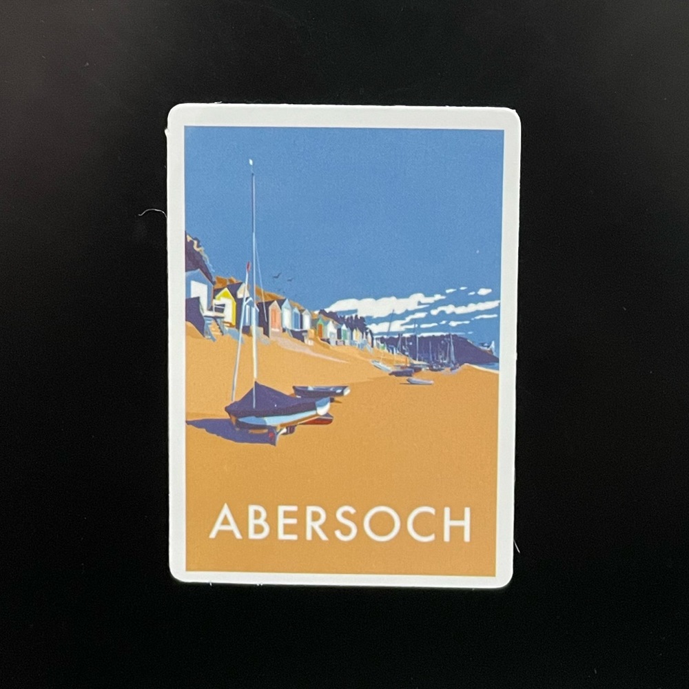 Abersoch Wales Beach Sticker